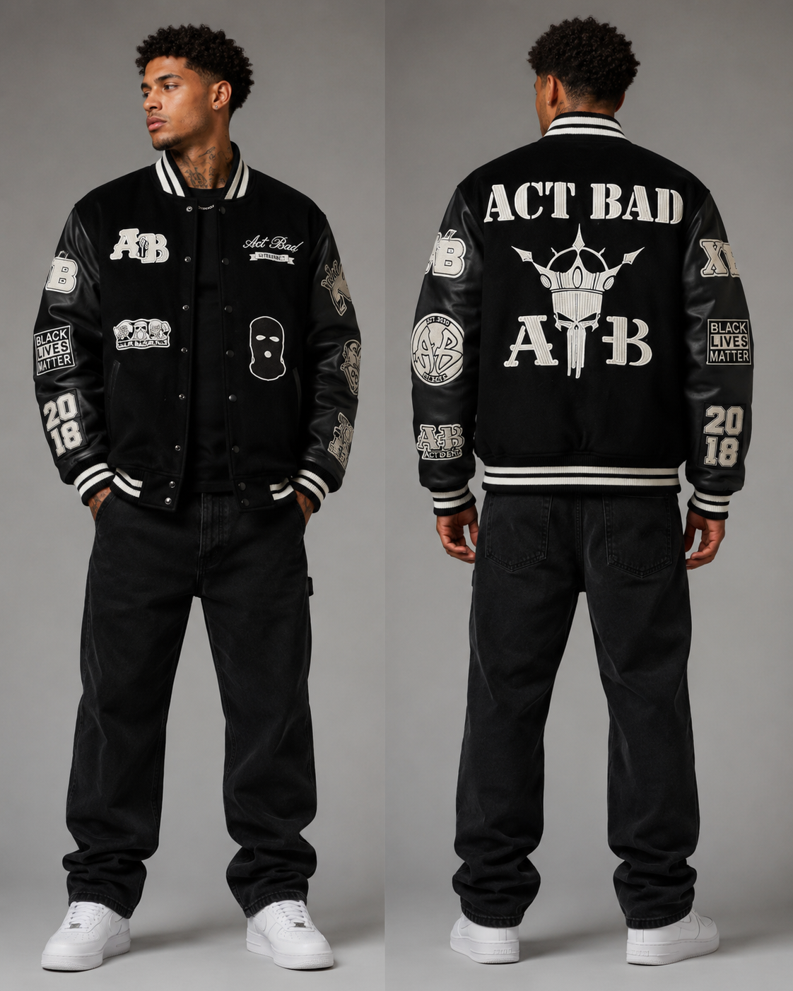 Actbad Varsity Jacket