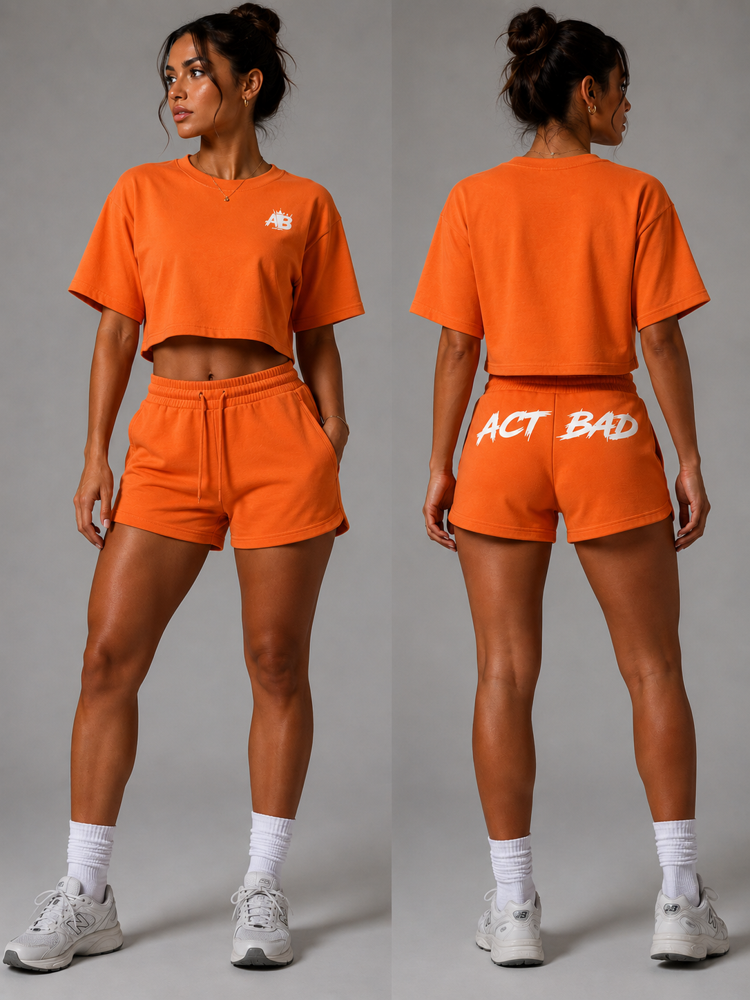 Customized Act Bad Crop Top Outfit