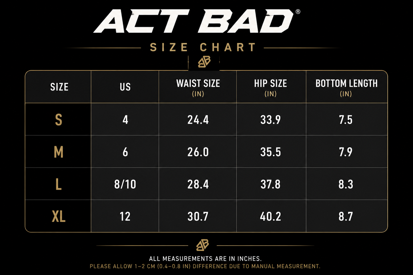 Customized Act Bad Shorts