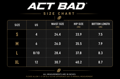 Customized Act Bad Shorts