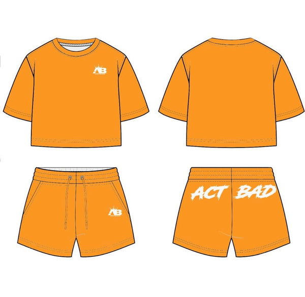 Customized Act Bad Crop Top Outfit