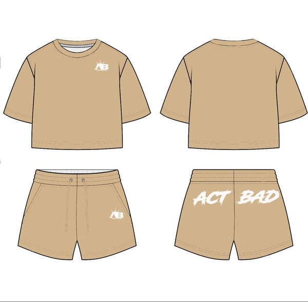 Customized Act Bad Crop Top Outfit